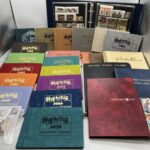 大量の切手の冊子